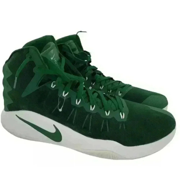 Nike 2016 Hyperdunk TB Basketball Shoes Mens SZ 18 Green White 856483-331 New main image 4
